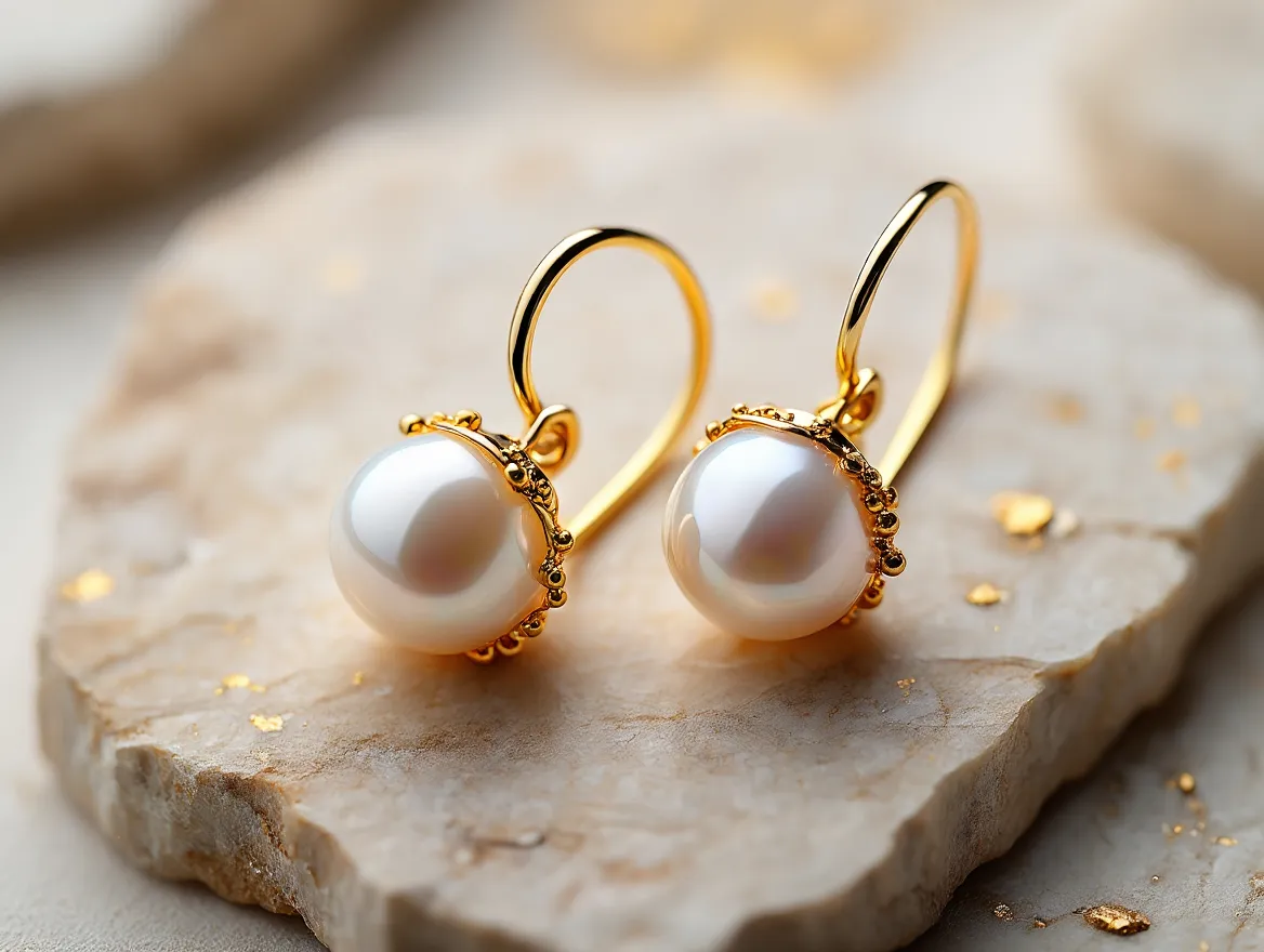 Pearl Drop Earrings handcrafted